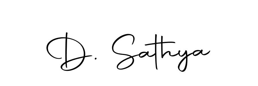 How to make D. Sathya name signature. Use Autography-DOLnW style for creating short signs online. This is the latest handwritten sign. D. Sathya signature style 10 images and pictures png