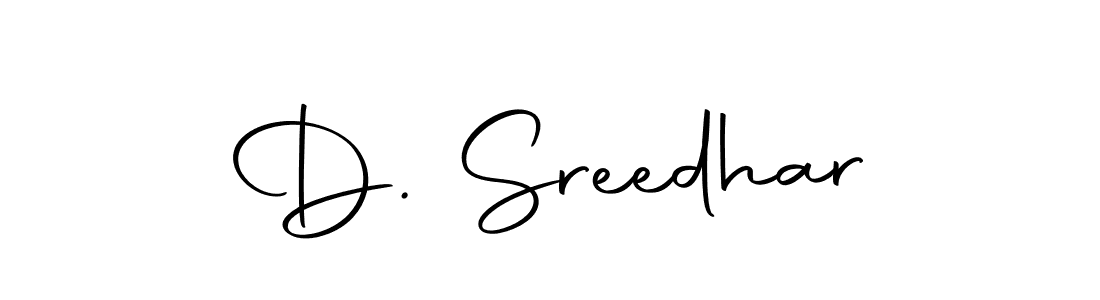 How to make D. Sreedhar signature? Autography-DOLnW is a professional autograph style. Create handwritten signature for D. Sreedhar name. D. Sreedhar signature style 10 images and pictures png