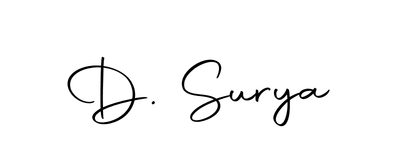 Here are the top 10 professional signature styles for the name D. Surya. These are the best autograph styles you can use for your name. D. Surya signature style 10 images and pictures png