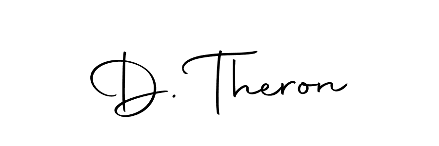 Design your own signature with our free online signature maker. With this signature software, you can create a handwritten (Autography-DOLnW) signature for name D. Theron. D. Theron signature style 10 images and pictures png