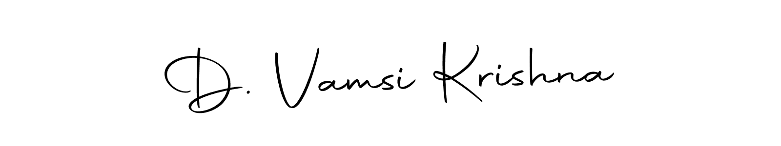 Design your own signature with our free online signature maker. With this signature software, you can create a handwritten (Autography-DOLnW) signature for name D. Vamsi Krishna. D. Vamsi Krishna signature style 10 images and pictures png