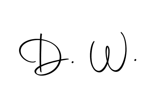 Also we have D. W. name is the best signature style. Create professional handwritten signature collection using Autography-DOLnW autograph style. D. W. signature style 10 images and pictures png