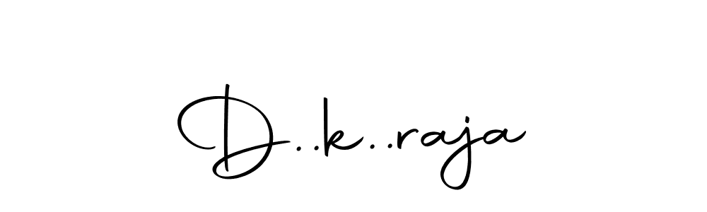 Make a beautiful signature design for name D..k..raja. With this signature (Autography-DOLnW) style, you can create a handwritten signature for free. D..k..raja signature style 10 images and pictures png