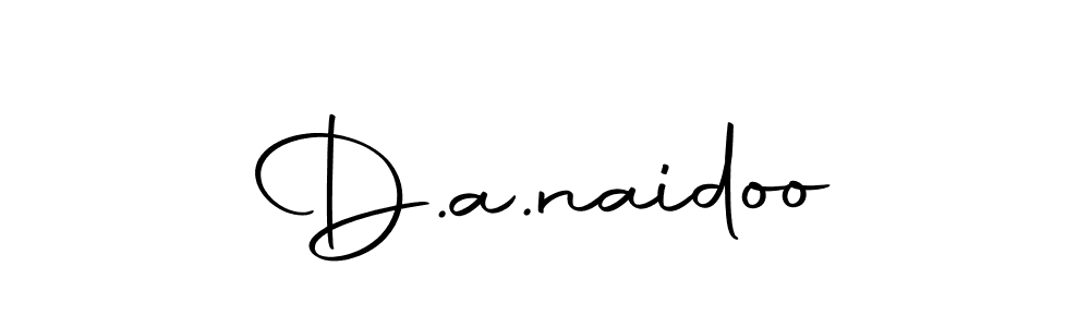 How to make D.a.naidoo signature? Autography-DOLnW is a professional autograph style. Create handwritten signature for D.a.naidoo name. D.a.naidoo signature style 10 images and pictures png