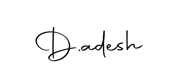 Also we have D.adesh name is the best signature style. Create professional handwritten signature collection using Autography-DOLnW autograph style. D.adesh signature style 10 images and pictures png