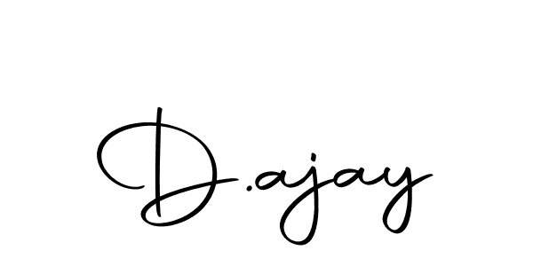How to make D.ajay name signature. Use Autography-DOLnW style for creating short signs online. This is the latest handwritten sign. D.ajay signature style 10 images and pictures png
