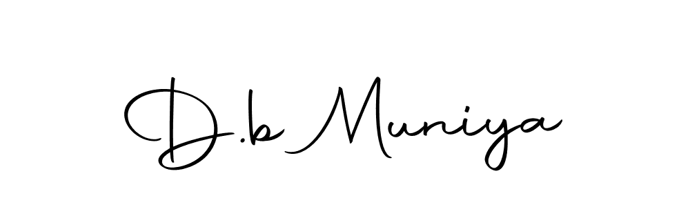 Also we have D.b Muniya name is the best signature style. Create professional handwritten signature collection using Autography-DOLnW autograph style. D.b Muniya signature style 10 images and pictures png