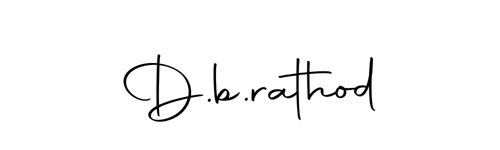 How to make D.b.rathod signature? Autography-DOLnW is a professional autograph style. Create handwritten signature for D.b.rathod name. D.b.rathod signature style 10 images and pictures png