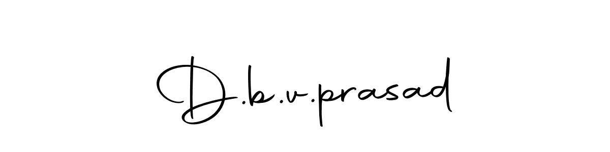 You should practise on your own different ways (Autography-DOLnW) to write your name (D.b.v.prasad) in signature. don't let someone else do it for you. D.b.v.prasad signature style 10 images and pictures png