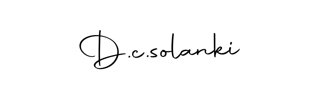 Make a beautiful signature design for name D.c.solanki. With this signature (Autography-DOLnW) style, you can create a handwritten signature for free. D.c.solanki signature style 10 images and pictures png