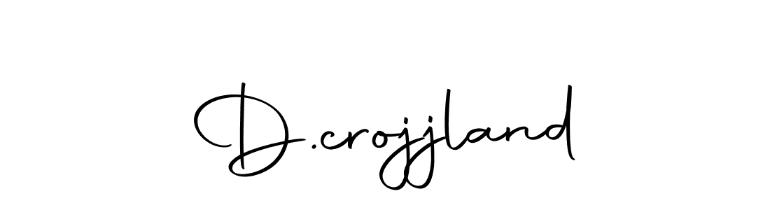 Use a signature maker to create a handwritten signature online. With this signature software, you can design (Autography-DOLnW) your own signature for name D.crojjland. D.crojjland signature style 10 images and pictures png