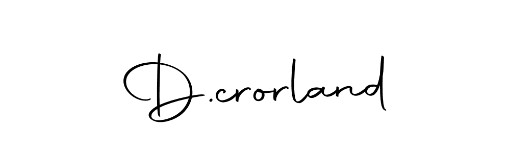 How to make D.crorland name signature. Use Autography-DOLnW style for creating short signs online. This is the latest handwritten sign. D.crorland signature style 10 images and pictures png