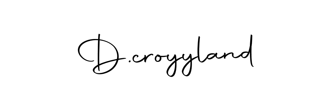 How to make D.croyyland name signature. Use Autography-DOLnW style for creating short signs online. This is the latest handwritten sign. D.croyyland signature style 10 images and pictures png