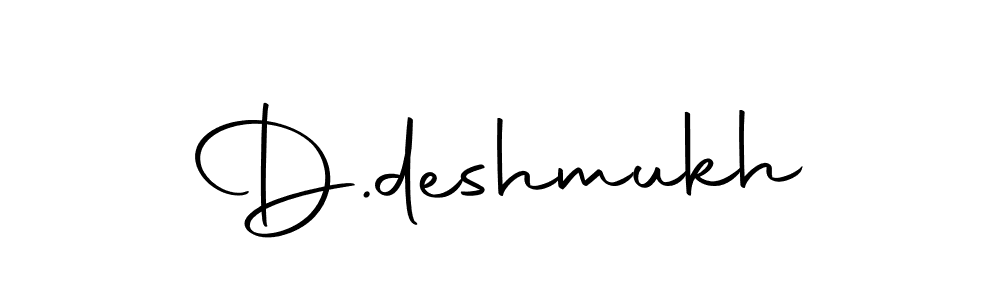 How to make D.deshmukh name signature. Use Autography-DOLnW style for creating short signs online. This is the latest handwritten sign. D.deshmukh signature style 10 images and pictures png