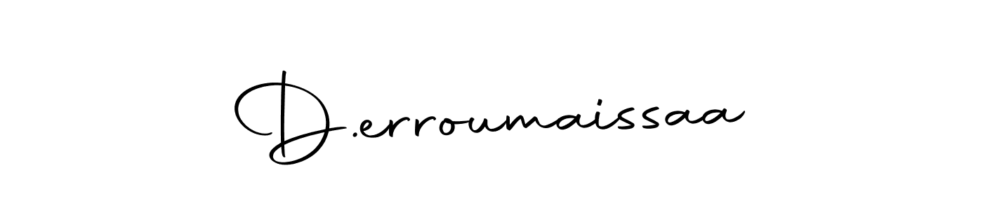 This is the best signature style for the D.erroumaissaa name. Also you like these signature font (Autography-DOLnW). Mix name signature. D.erroumaissaa signature style 10 images and pictures png