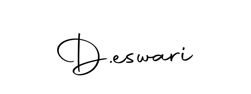 Use a signature maker to create a handwritten signature online. With this signature software, you can design (Autography-DOLnW) your own signature for name D.eswari. D.eswari signature style 10 images and pictures png