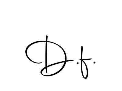 Use a signature maker to create a handwritten signature online. With this signature software, you can design (Autography-DOLnW) your own signature for name D.f.. D.f. signature style 10 images and pictures png