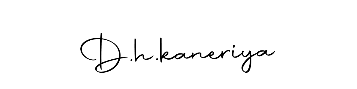 Design your own signature with our free online signature maker. With this signature software, you can create a handwritten (Autography-DOLnW) signature for name D.h.kaneriya. D.h.kaneriya signature style 10 images and pictures png