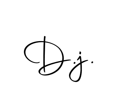 Use a signature maker to create a handwritten signature online. With this signature software, you can design (Autography-DOLnW) your own signature for name D.j.. D.j. signature style 10 images and pictures png