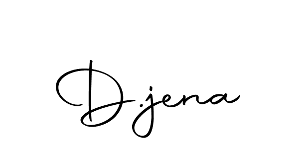 The best way (Autography-DOLnW) to make a short signature is to pick only two or three words in your name. The name D.jena include a total of six letters. For converting this name. D.jena signature style 10 images and pictures png