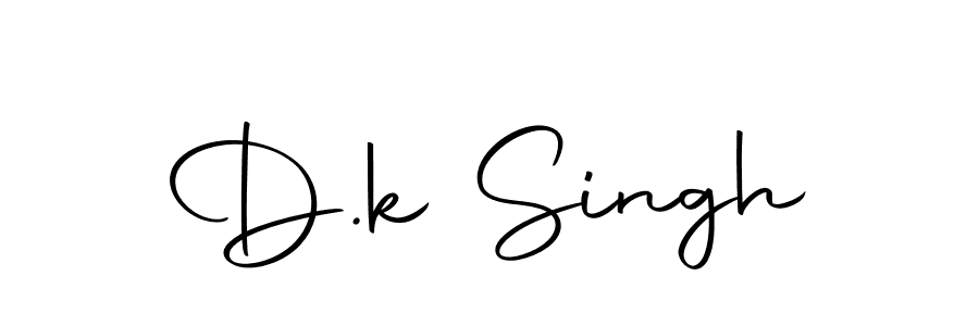 Create a beautiful signature design for name D.k Singh. With this signature (Autography-DOLnW) fonts, you can make a handwritten signature for free. D.k Singh signature style 10 images and pictures png