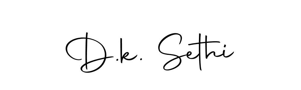 Use a signature maker to create a handwritten signature online. With this signature software, you can design (Autography-DOLnW) your own signature for name D.k. Sethi. D.k. Sethi signature style 10 images and pictures png