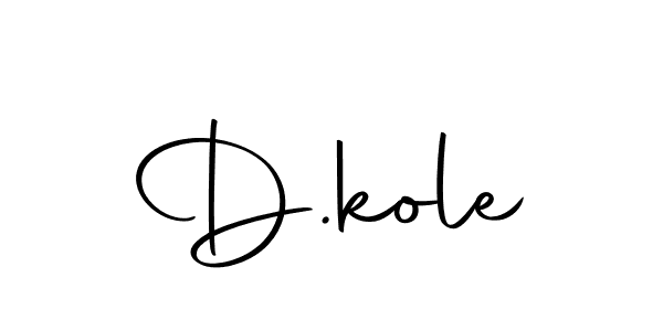 Similarly Autography-DOLnW is the best handwritten signature design. Signature creator online .You can use it as an online autograph creator for name D.kole. D.kole signature style 10 images and pictures png