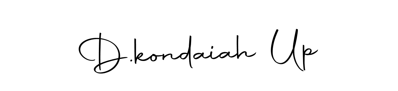 Design your own signature with our free online signature maker. With this signature software, you can create a handwritten (Autography-DOLnW) signature for name D.kondaiah Up. D.kondaiah Up signature style 10 images and pictures png