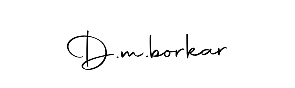 Also we have D.m.borkar name is the best signature style. Create professional handwritten signature collection using Autography-DOLnW autograph style. D.m.borkar signature style 10 images and pictures png