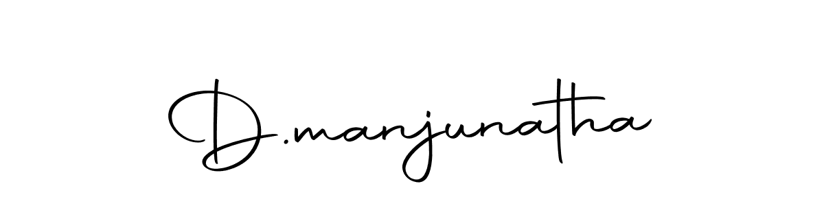 Create a beautiful signature design for name D.manjunatha. With this signature (Autography-DOLnW) fonts, you can make a handwritten signature for free. D.manjunatha signature style 10 images and pictures png