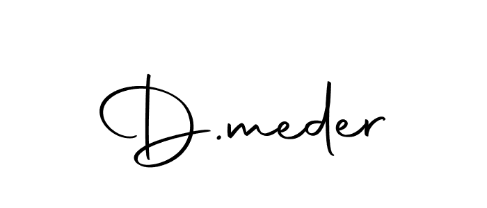 Make a beautiful signature design for name D.meder. Use this online signature maker to create a handwritten signature for free. D.meder signature style 10 images and pictures png