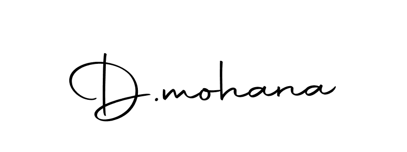 The best way (Autography-DOLnW) to make a short signature is to pick only two or three words in your name. The name D.mohana include a total of six letters. For converting this name. D.mohana signature style 10 images and pictures png