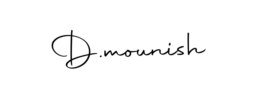 Best and Professional Signature Style for D.mounish. Autography-DOLnW Best Signature Style Collection. D.mounish signature style 10 images and pictures png