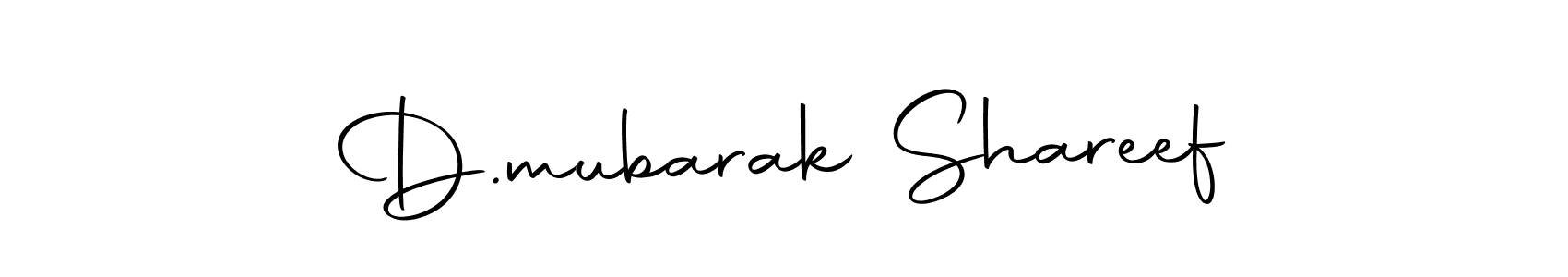 The best way (Autography-DOLnW) to make a short signature is to pick only two or three words in your name. The name D.mubarak Shareef include a total of six letters. For converting this name. D.mubarak Shareef signature style 10 images and pictures png