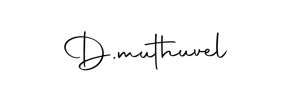 Also we have D.muthuvel name is the best signature style. Create professional handwritten signature collection using Autography-DOLnW autograph style. D.muthuvel signature style 10 images and pictures png