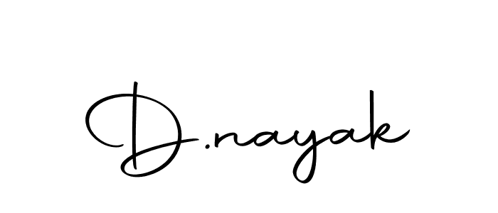 Create a beautiful signature design for name D.nayak. With this signature (Autography-DOLnW) fonts, you can make a handwritten signature for free. D.nayak signature style 10 images and pictures png