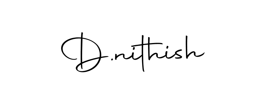 Similarly Autography-DOLnW is the best handwritten signature design. Signature creator online .You can use it as an online autograph creator for name D.nithish. D.nithish signature style 10 images and pictures png