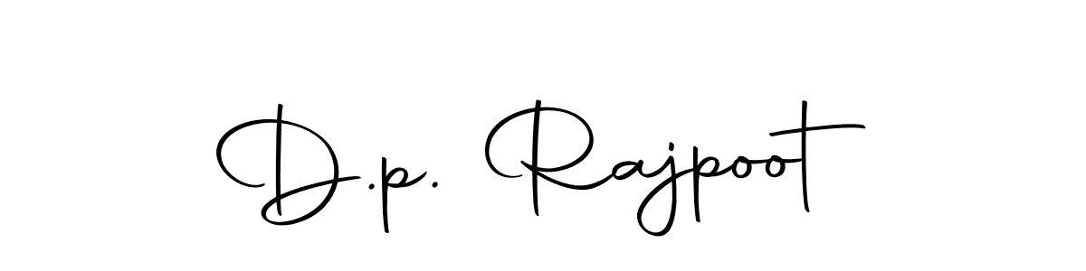 Make a beautiful signature design for name D.p. Rajpoot. Use this online signature maker to create a handwritten signature for free. D.p. Rajpoot signature style 10 images and pictures png
