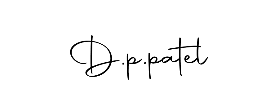 You should practise on your own different ways (Autography-DOLnW) to write your name (D.p.patel) in signature. don't let someone else do it for you. D.p.patel signature style 10 images and pictures png