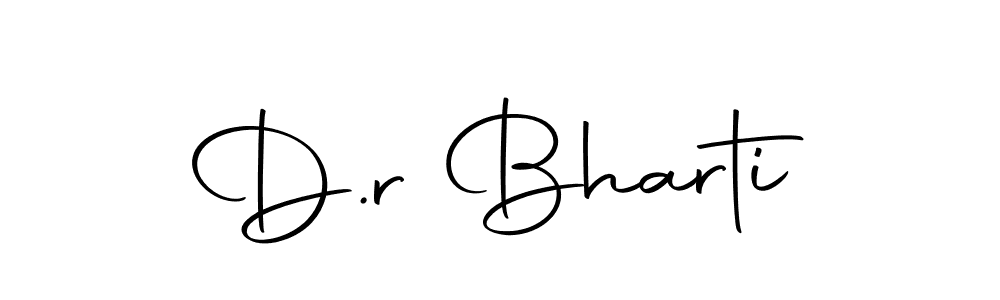 You should practise on your own different ways (Autography-DOLnW) to write your name (D.r Bharti) in signature. don't let someone else do it for you. D.r Bharti signature style 10 images and pictures png