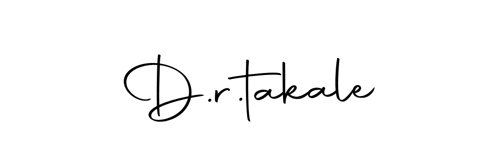 How to make D.r.takale name signature. Use Autography-DOLnW style for creating short signs online. This is the latest handwritten sign. D.r.takale signature style 10 images and pictures png