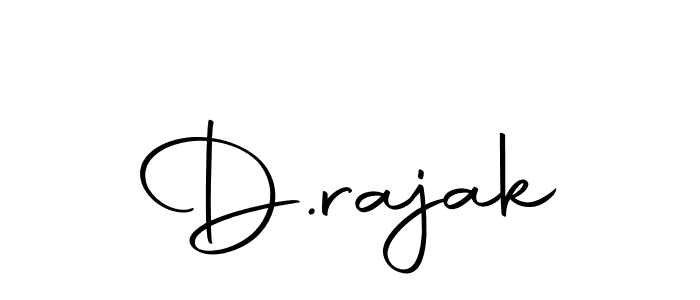 Make a beautiful signature design for name D.rajak. With this signature (Autography-DOLnW) style, you can create a handwritten signature for free. D.rajak signature style 10 images and pictures png