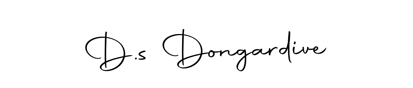 Design your own signature with our free online signature maker. With this signature software, you can create a handwritten (Autography-DOLnW) signature for name D.s Dongardive. D.s Dongardive signature style 10 images and pictures png