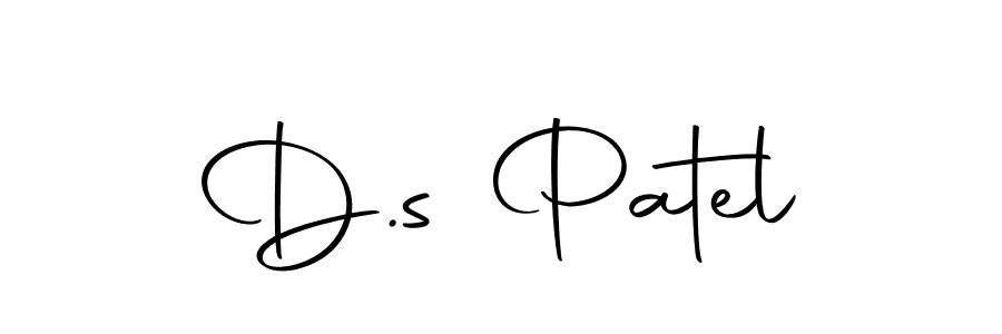 Also we have D.s Patel name is the best signature style. Create professional handwritten signature collection using Autography-DOLnW autograph style. D.s Patel signature style 10 images and pictures png