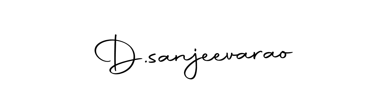 How to make D.sanjeevarao name signature. Use Autography-DOLnW style for creating short signs online. This is the latest handwritten sign. D.sanjeevarao signature style 10 images and pictures png