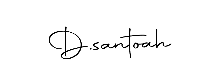 Also we have D.santoah name is the best signature style. Create professional handwritten signature collection using Autography-DOLnW autograph style. D.santoah signature style 10 images and pictures png