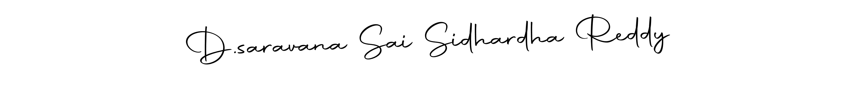 Autography-DOLnW is a professional signature style that is perfect for those who want to add a touch of class to their signature. It is also a great choice for those who want to make their signature more unique. Get D.saravana Sai Sidhardha Reddy name to fancy signature for free. D.saravana Sai Sidhardha Reddy signature style 10 images and pictures png