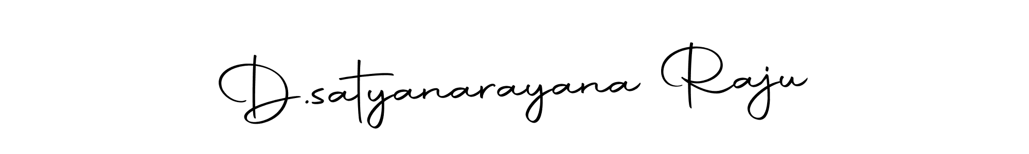 How to make D.satyanarayana Raju name signature. Use Autography-DOLnW style for creating short signs online. This is the latest handwritten sign. D.satyanarayana Raju signature style 10 images and pictures png