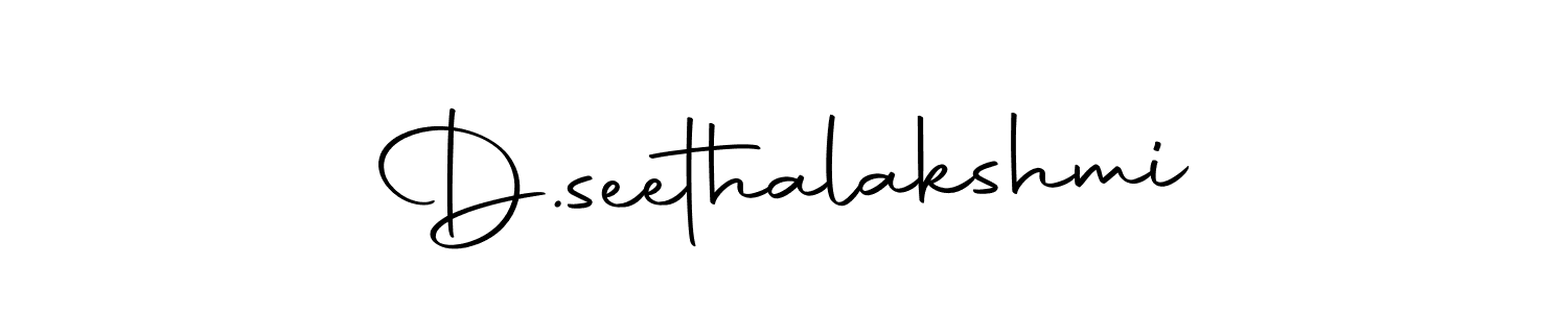 You can use this online signature creator to create a handwritten signature for the name D.seethalakshmi. This is the best online autograph maker. D.seethalakshmi signature style 10 images and pictures png