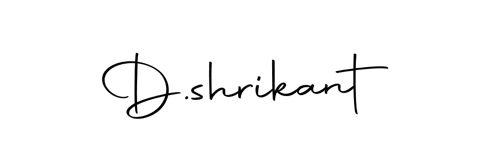 Design your own signature with our free online signature maker. With this signature software, you can create a handwritten (Autography-DOLnW) signature for name D.shrikant. D.shrikant signature style 10 images and pictures png